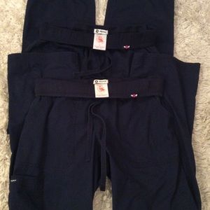 2 pairs of KOI Navy Scrub Pants